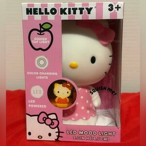 Hello Kitty Pink LED Squishy Mood Light-Pink and White